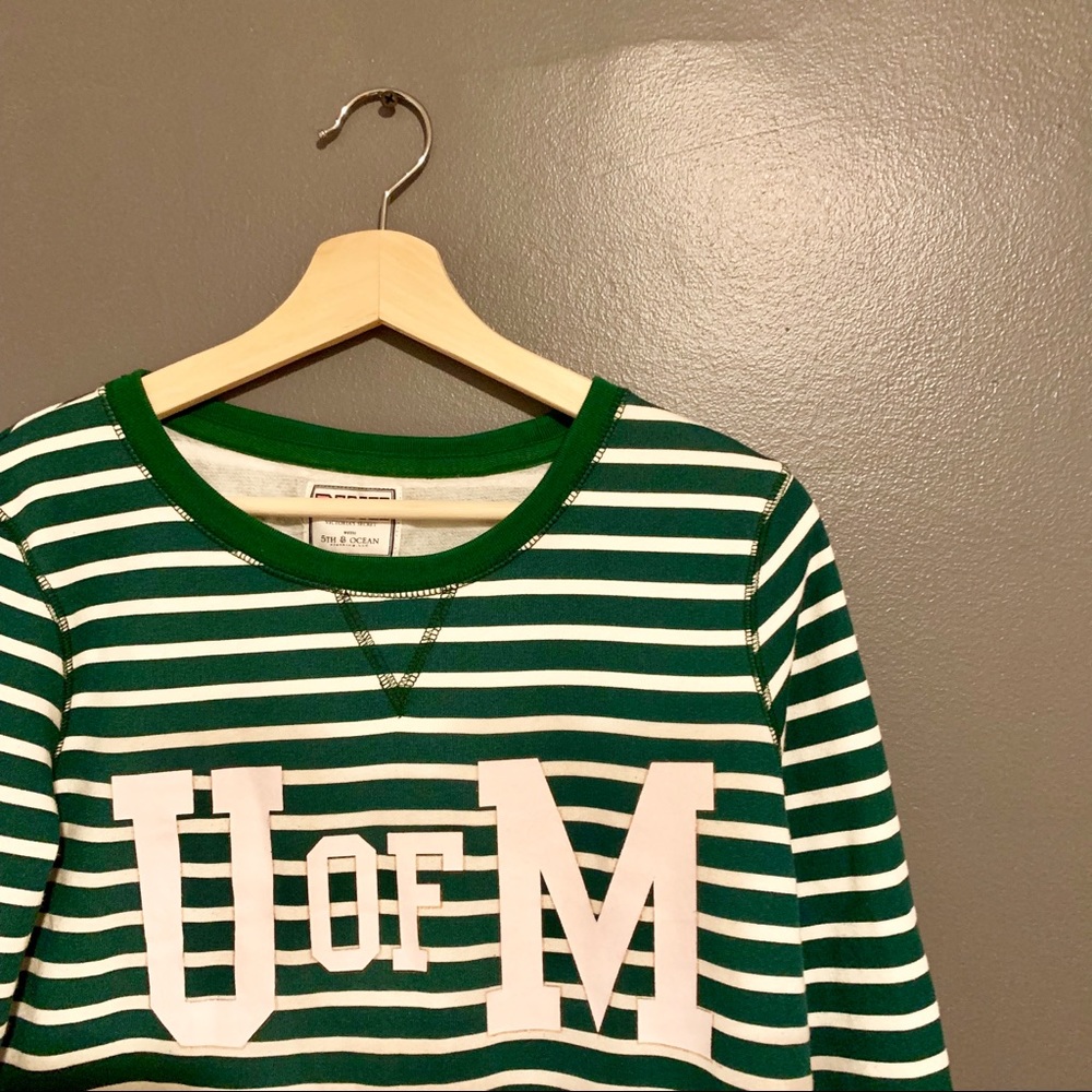 University of Miami “U of M” VS Pink Sweater